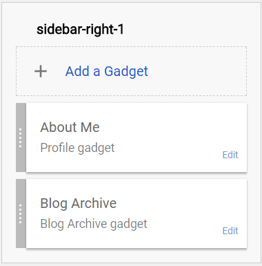 blogger layout menu